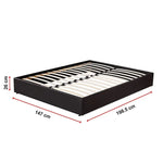PU Leather Double Bed Ensemble Frame - Furniture > Bedroom