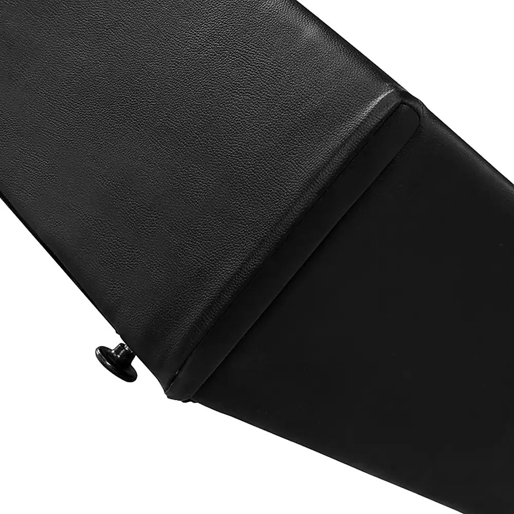 PU Leather King Bed Ensemble Frame Black - Furniture > Bedroom > Beds & Bed Frames