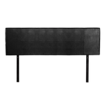 PU Leather King Bed Headboard Bedhead - Black - Furniture > Bedroom