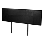 PU Leather King Bed Headboard Bedhead - Black - Furniture > Bedroom