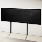 PU Leather King Bed Headboard Bedhead - Black - Furniture > Bedroom
