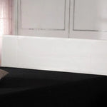 PU Leather King Bed Headboard Bedhead - White - Furniture > Bedroom