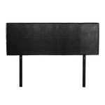 PU Leather Queen Bed Headboard Bedhead - Black - Furniture > Bedroom
