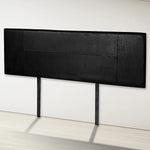 PU Leather Queen Bed Headboard Bedhead - Black - Furniture > Bedroom