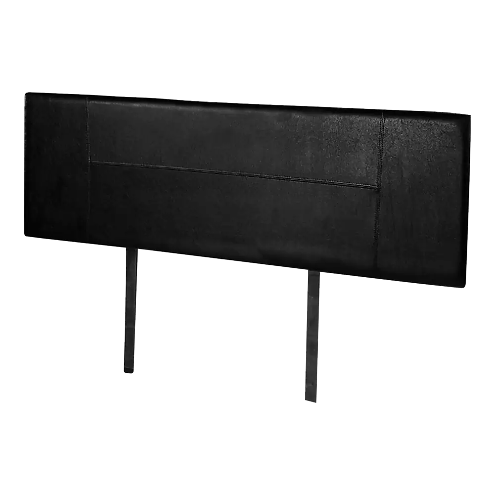 PU Leather Queen Bed Headboard Bedhead - Black - Furniture > Bedroom