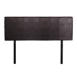 PU Leather Queen Bed Headboard Bedhead - Brown - Furniture > Bedroom