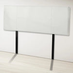 PU Leather Queen Bed Headboard Bedhead - White - Furniture > Bedroom