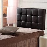 PU Leather Single Bed Deluxe Headboard Bedhead - Black - Furniture > Bedroom