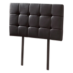 PU Leather Single Bed Deluxe Headboard Bedhead - Black - Furniture > Bedroom