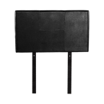 PU Leather Single Bed Headboard Bedhead - Black - Furniture > Bedroom