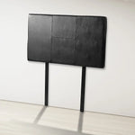 PU Leather Single Bed Headboard Bedhead - Black - Furniture > Bedroom