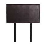 PU Leather Single Bed Headboard Bedhead - Brown - Furniture > Bedroom