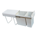 Pull Out Bin Kitchen Double Dual Slide Garbage Rubbish Waste 10L + 20L - Home & Garden > Kitchenware