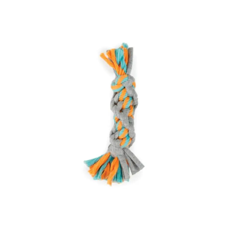 Puppy Chew Rope Toy - Dog Knotted Braided Rag Cotton Jersey Teething Play AFP - Pet Care > Toys > Dog Toys