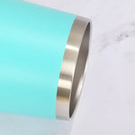 Purple 12oz Double-Wall Vacuum 304 Eggshell Cup - Mini Portable Insulated U-Shaped Cup Creative Small Beer Mug
