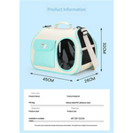 Purple Colors Pet Carrier Backpack Breathable Cat Carrier Backpack with Transparent Window Airline Approved Dog