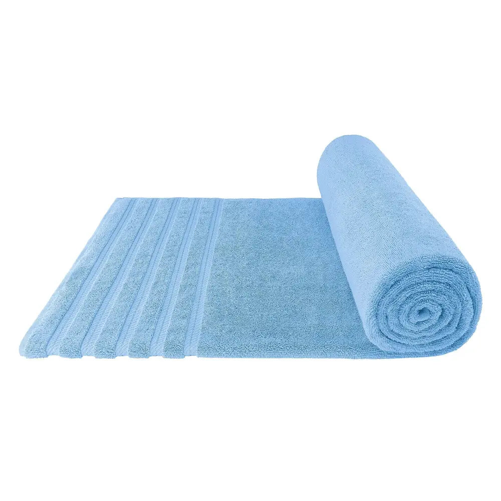 Purple Luxury 6-Piece Combed Cotton Towel Bale Set - Ultra Soft & Absorbent Bath Hand Face Towels - Home & Garden >