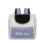 Purple Transparent Pet Carrier Backpack for Cats and Small Dogs - Pet Care > Cat Supplies > Cat Carriers & Crates