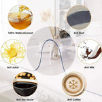 PVC Tablecloth Protector Table Cover Dining Table Cloth Plastic 2134x1070mm 1.5mm - Home & Garden > Kitchenware