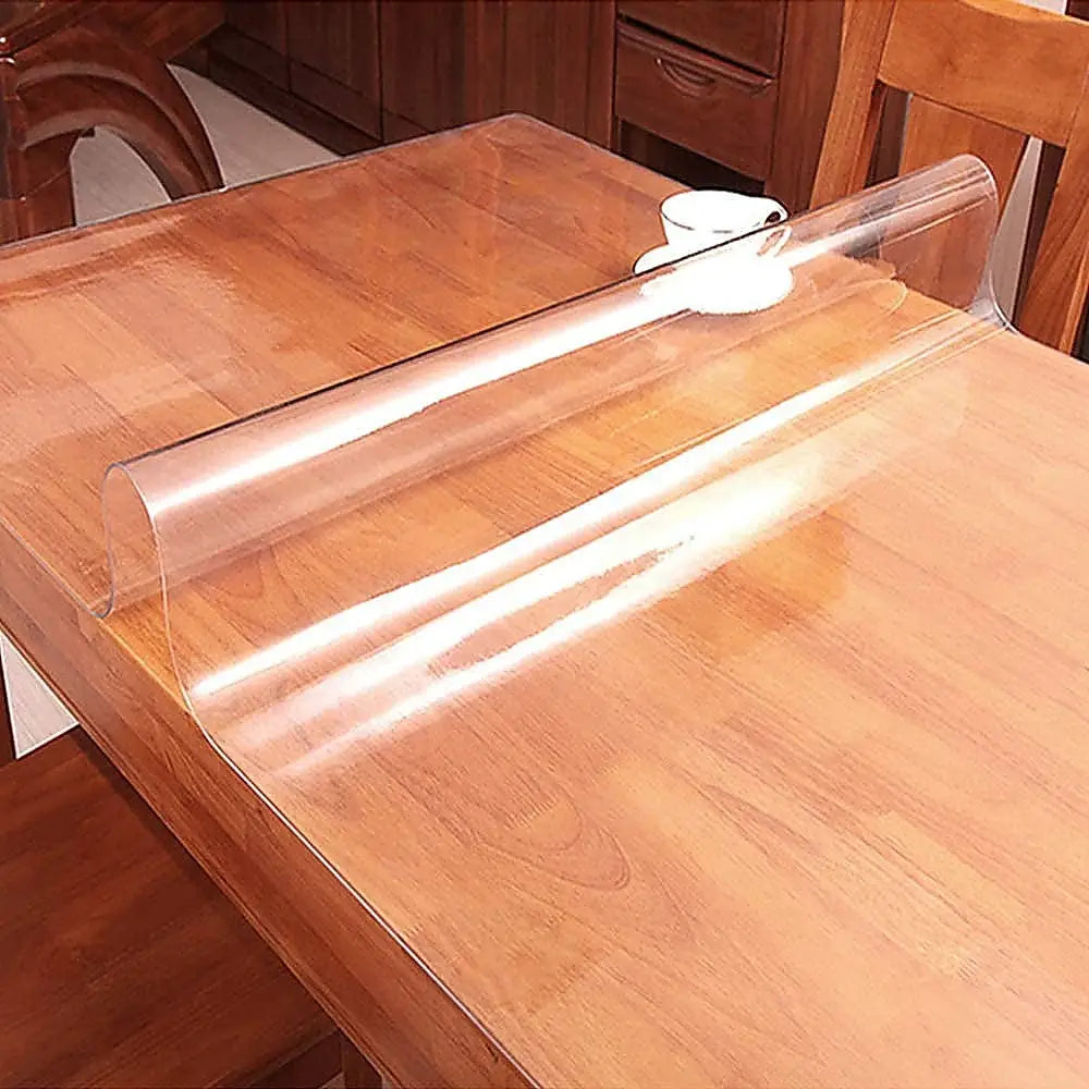 PVC Tablecloth Protector Table Cover Dining Table Cloth Plastic 2800x1170mm 2.0mm - Home & Garden > Kitchenware