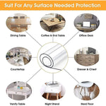 PVC Tablecloth Protector Table Cover Dining Table Cloth Plastic 2800x1170mm 2.0mm - Home & Garden > Kitchenware