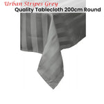Quality Urban Grey Tablecloth 200 cm Round - Home & Garden > Kitchenware