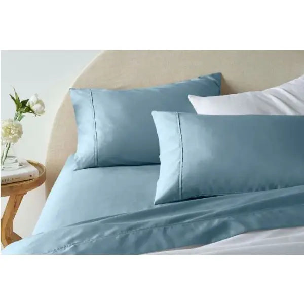 1900Tc Cotton Rich Blue Sheet Set by Accessorize Queen - Home & Garden > Bedding > Bed Sheets