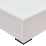 Queen Bed Frame Fabric Upholstery MDF LED Headboard in Champagne Colour - Furniture > Bedroom > Beds & Bed Frames