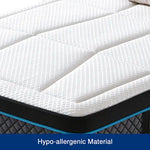 Queen Mattress in Coolmax Memory Foam 6 Zone Pocket Coil Soft Firmness - Furniture > Mattresses