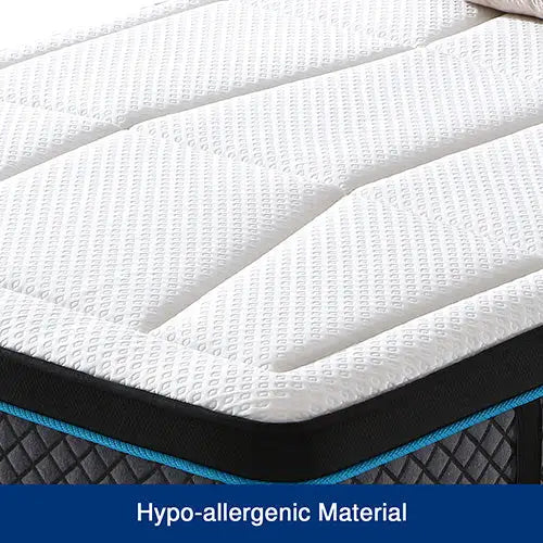 Queen Mattress in Coolmax Memory Foam 6 Zone Pocket Coil Soft Firmness - Furniture > Mattresses