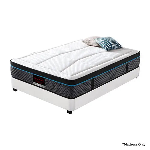 Queen Mattress in Coolmax Memory Foam 6 Zone Pocket Coil Soft Firmness - Furniture > Mattresses