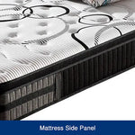 Queen Mattress in Gel Memory Foam Pocket Coil Medium Firm Bed 34cm Thick - Furniture > Mattresses