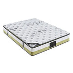Queen Mattress Memory Pillow Top Pocket Spring Foam Medium Firm Bed - Furniture > Mattresses