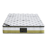 Queen Mattress Memory Pillow Top Pocket Spring Foam Medium Firm Bed - Furniture > Mattresses