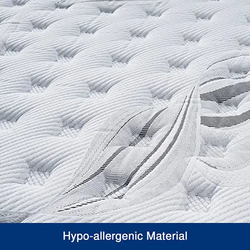 Queen Mattress Memory Pillow Top Pocket Spring Foam Medium Firm Bed - Furniture > Mattresses