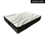 Queen Mattress Pocket Coil Spring Foam Firm Bed 32cm thick - Furniture > Mattresses