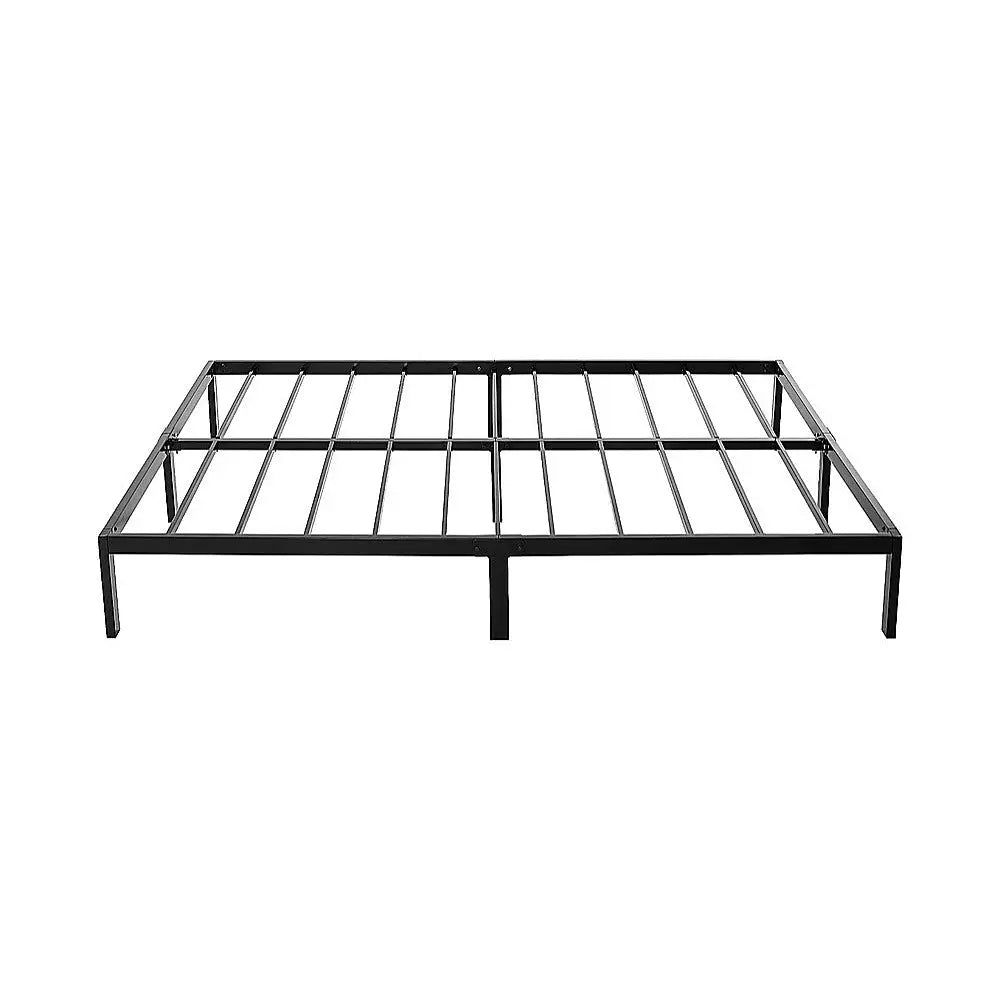 Queen Metal Bed Frame Full Steel Heavy Duty - Furniture > Bedroom > Beds & Bed Frames