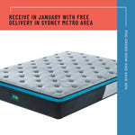 Queen Size 28cm GelZone Pocket Spring Mattress - Furniture > Mattresses > Queen Mattress