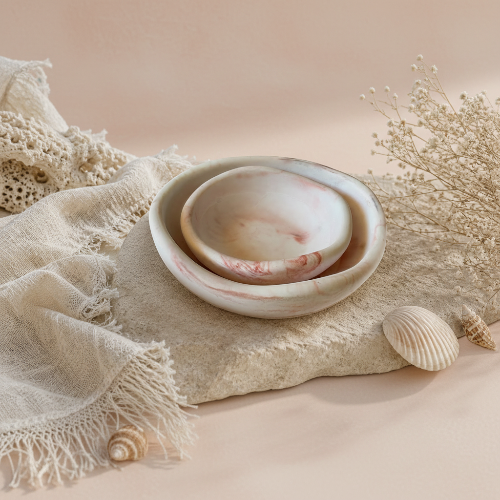 Sunday Tide Coastal Quiet Shore Duo in Shell Blush