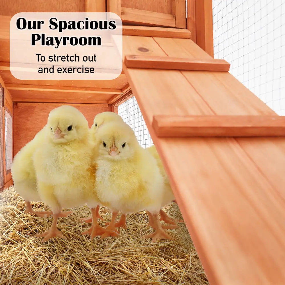 Rabbit Hutch Chicken Coop 204 x 45 x 85cm 2 Storey Cage Mansion - Pet Care > Coops & Hutches > Coop & Hutch Accessories