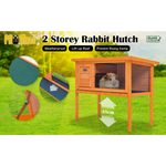 Rabbit Hutch Chicken Coop 91 x 45 x 70cm Free Standing Cage Run Eden - Pet Care > Coops & Hutches > Coop & Hutch