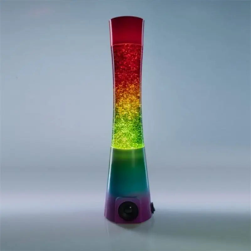 Rainbow Glitter Speaker Lamp - Home & Garden > Lighting