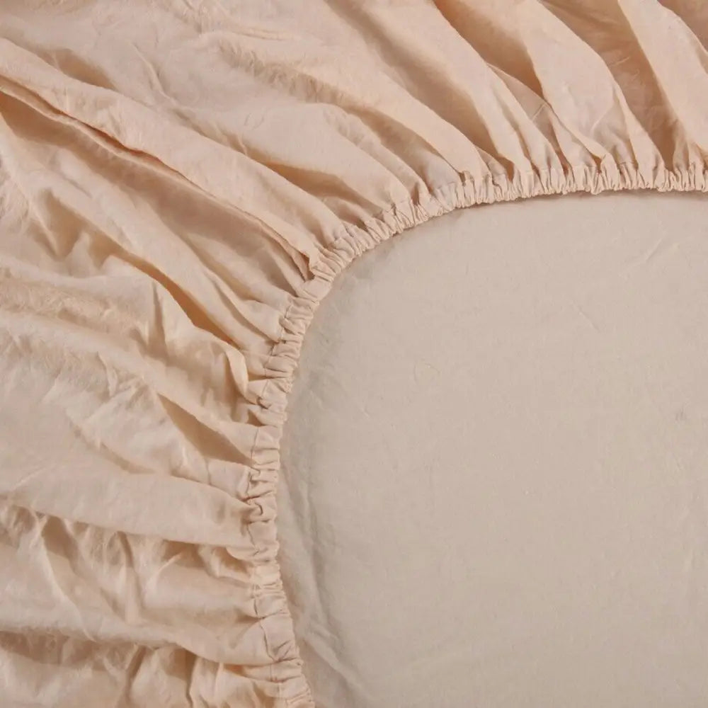 Ramesses 1000TC Linen Bamboo Fitted Sheet Combo Set Linen Queen - Home & Garden > Bedding > Bed Sheets