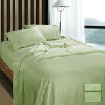 Ramesses 1100TC Egyptian Cotton Sateen Sheet Set Mint King - Home & Garden > Bedding