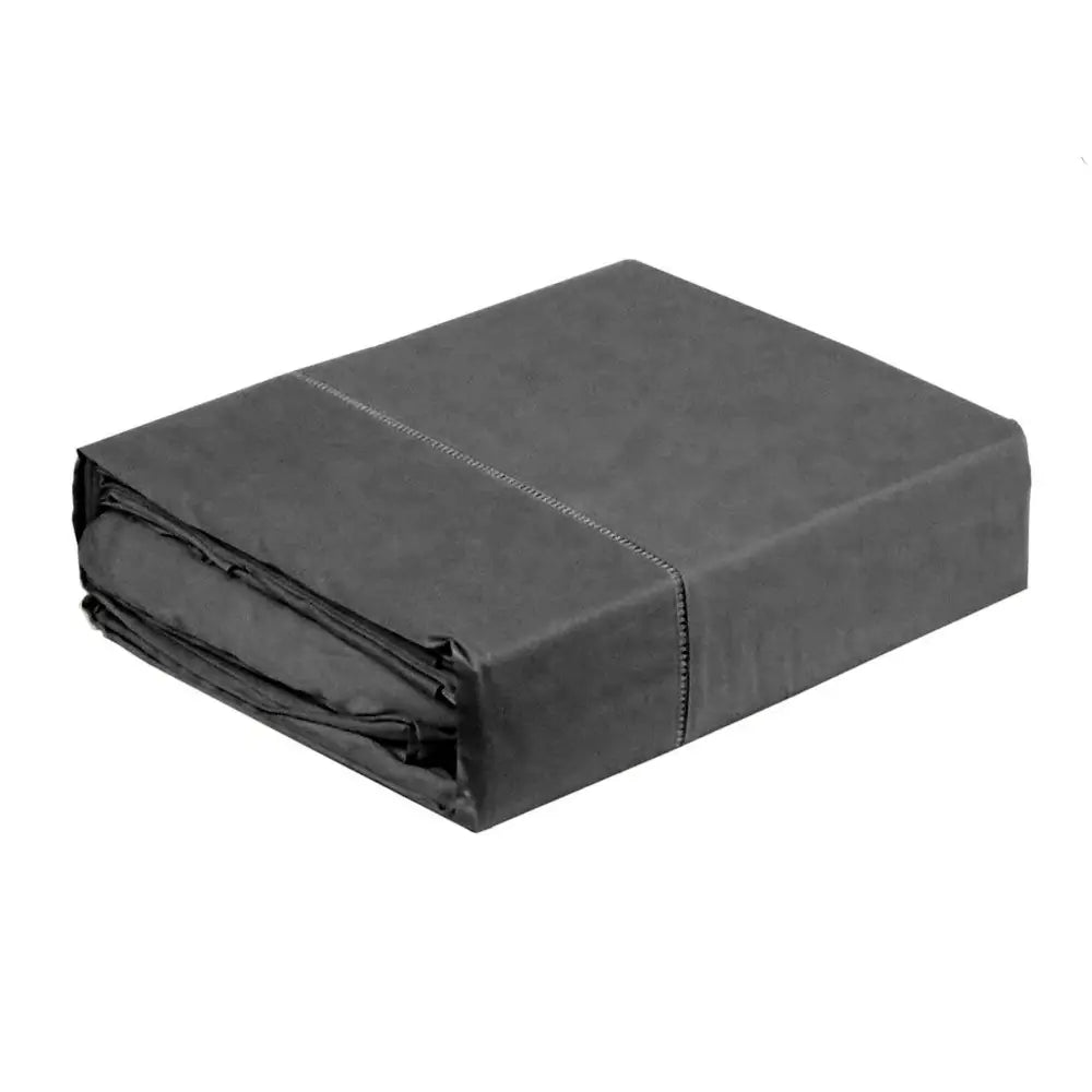 Ramesses 400TC Bamboo/Cotton Sheet Set Charcoal QUEEN - Home & Garden > Bedding