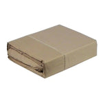 Ramesses 400TC Bamboo/Cotton Sheet Set Mushroom Super King - Home & Garden > Bedding