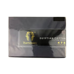 Ramesses 475TC Egyptian Cotton Fitted Sheet Queen Charcoal - Home & Garden > Bedding > Bed Sheets