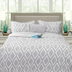 Ramesses Alena Silver 4 Pcs Ultrasonic Comforter Set Queen - Home & Garden > Bedding > Bed Sheets