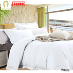 Ramesses Bamboo Cotton Quilt Cover Set White King - Home & Garden > Bedding