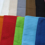 Random Pick Set of 6 100% Cotton Waffle Tea Towels - 50 x 70 cm - Home & Garden > Kitchenware